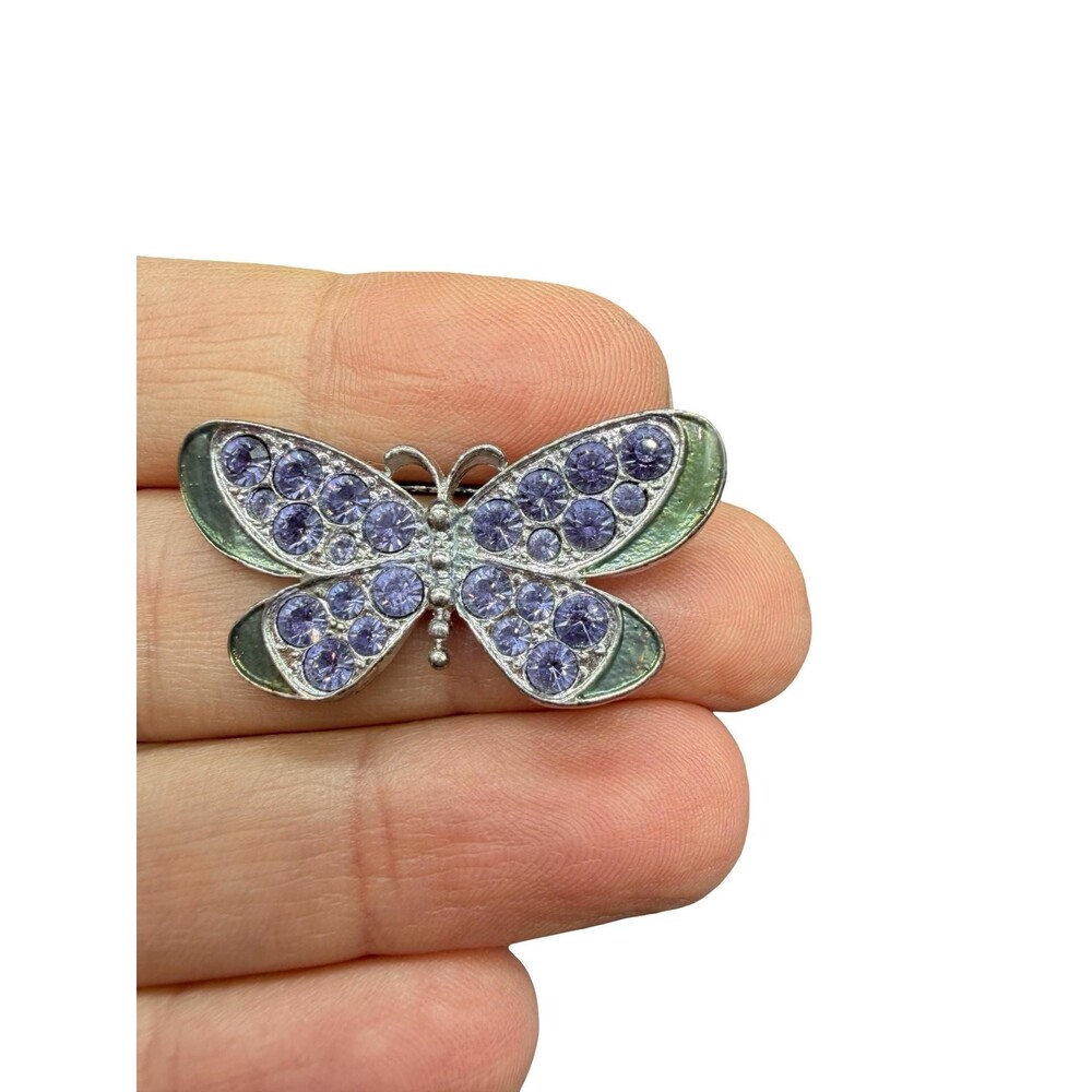 Vintage Avon Purple Butterfly Brooch Butterfly Pin